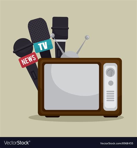 Tv news design Royalty Free Vector Image - VectorStock