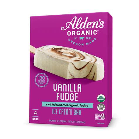 Alden's Ice Cream - Vanilla Fudge Bar