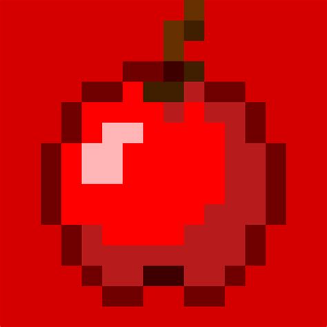 Minecraft Apple Pixel Art