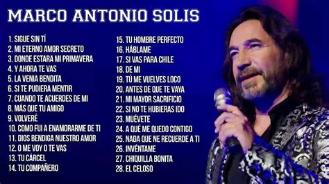 Marco Antonio Solis - MAS Exitos En Vivo - YouTube