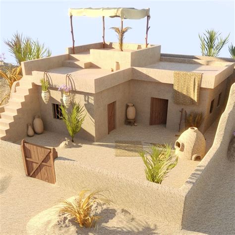 Ancient Egyptian House | CGTrader