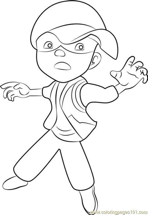 BoBoiBoy Solar Coloring Page for Kids - Free BoBoiBoy Printable Coloring Pages Online for Kids ...