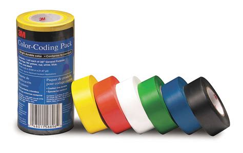 Color Coding Marking Tape, PK 6 - Grainger