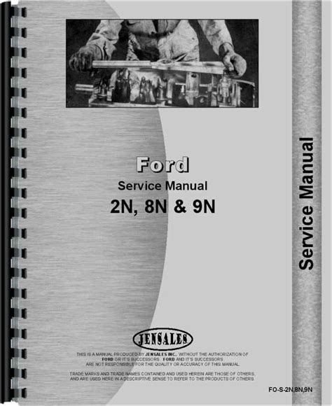 Ford 9N Tractor Service Manual