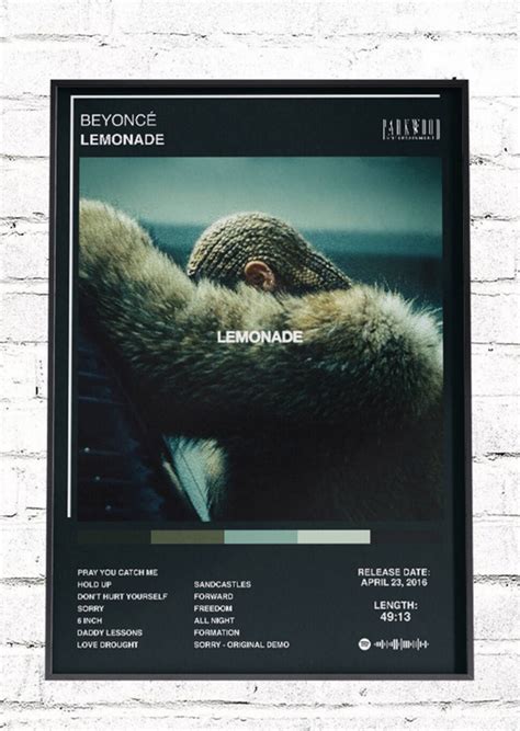 Lemonade - Beyonce Poster, Album Cover Art, Personalized Gift - Archive1990