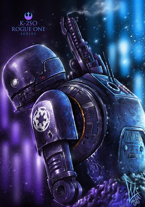 ArtStation - K-2SO Droid - ROGUE ONE - fanart, Shane Molina Star Wars Rebels, Star Wars Droids ...