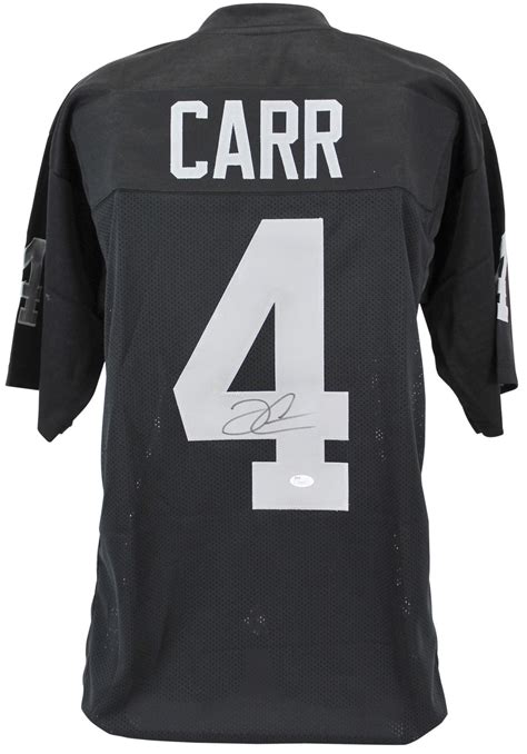 Lot Detail - Derek Carr Signed Oakland Raiders Jersey (JSA)