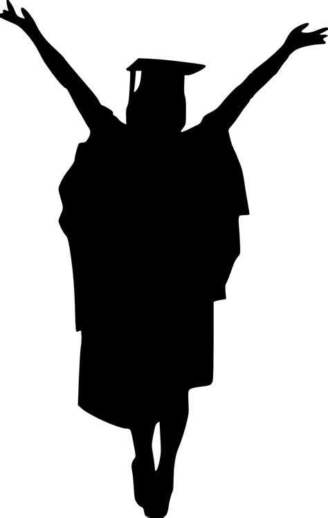 Silhouette Graduation ceremony Clip art - graduation png download - 949*1500 - Free Transparent ...