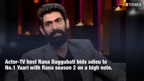 No.1 Yaari with Rana 2: Host Rana Daggubati bids adieu to the season with guests Ram Charan and ...