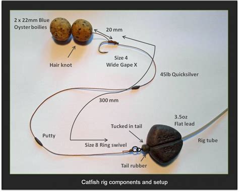 Catfish Rig Setup For River Fishing Simple Rigs Also Are Easier To Construct On The Water When ...