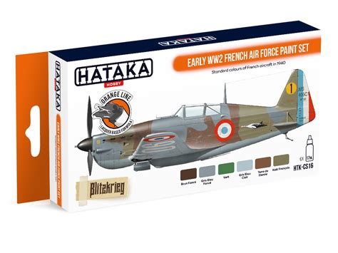 HTK-CS16 Early WW2 French Air Force paint set - Armée de l'Air colours ...