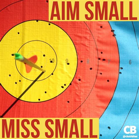 Aim Small - Miss Small | Aim, Miss, Choir