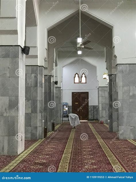 A Pilgrim In Praying Position Inside Abdullah Ibn Abbas Mosque In Taif ...