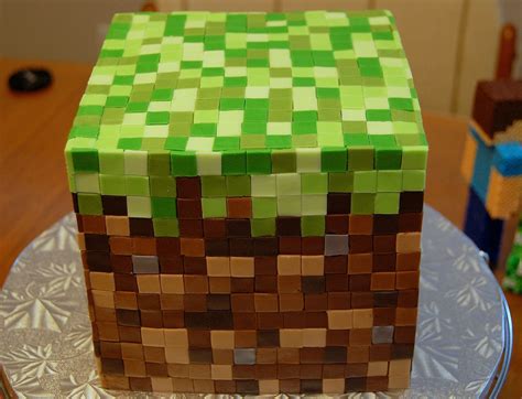 Minecraft dirt block cake. Because everyone wants to know what dirt ...