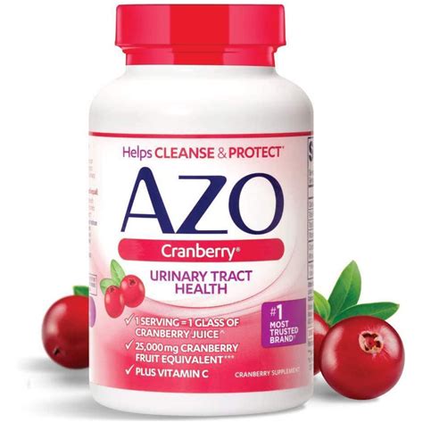 AZO Cranberry Urinary Tract Health Dietary Supplement, 100 Softgels | Silver Rod Pharmacy