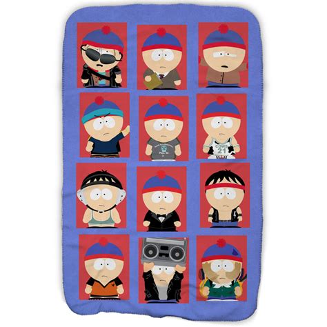 South Park Faces of Stan Fleece Blanket – South Park Shop - UK