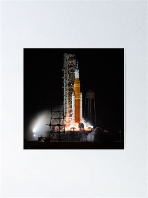 "SLS Rocket Engine Ignition" Poster for Sale by Star-Citizen | Redbubble