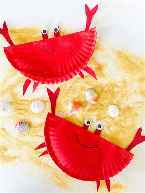 10 CUTE Crab Crafts for Kids (2024) - ABCDee Learning