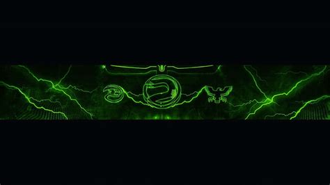 Download Electric Green Youtube Banner Background | Wallpapers.com