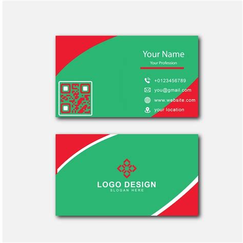 Premium Vector | Creative business card template