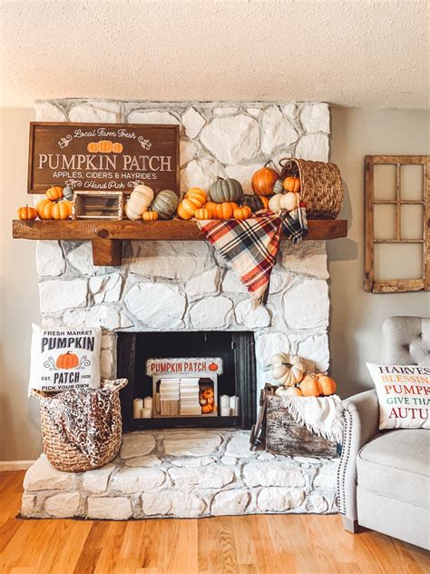 Cozy Fall Inspo/Fall Fireplace Decor | Fall home decor, Fall fireplace, Fall thanksgiving decor