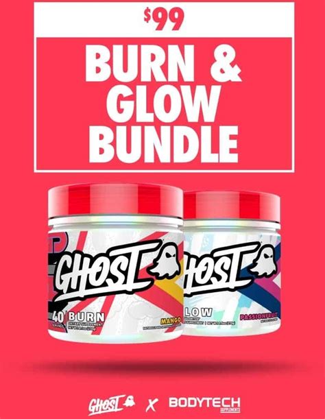 Ghost Burn Fat Burner & Ghost Glow Collagen Supplement Bundle $99 + $9. ...