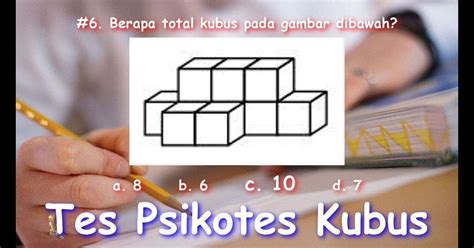 Soal Psikotes Gambar Kubus Dan Jawabannya