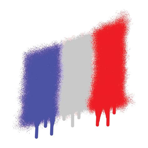 France flag graffiti with spray paint 21771231 Vector Art at Vecteezy