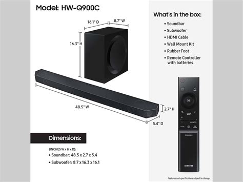 Q-series 7.1.2 ch. Wireless Dolby ATMOS Soundbar Q900C | Samsung US