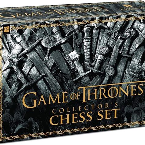 USAOPOLY Game of Thrones Collector's Chess Set | Collectible 32 Custom Sculpt Chess Pieces HBO ...