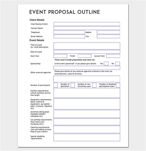 Event planning template – Artofit