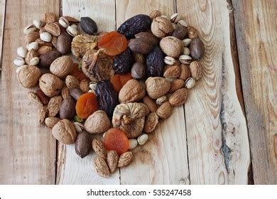 Mix Dried Fruits Nuts Stock Photo (Edit Now) 535247458