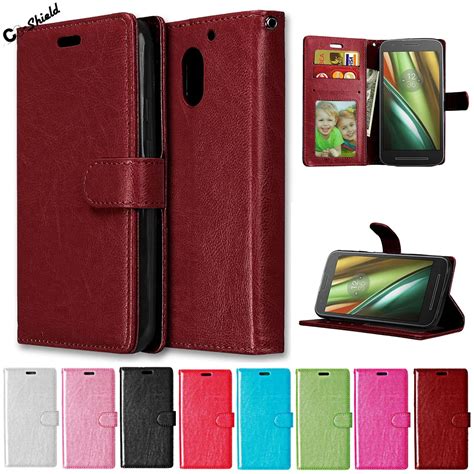 Flip Case for Motorola Moto E3 XT1700 Dual SIM Case Phone Leather Cover ...