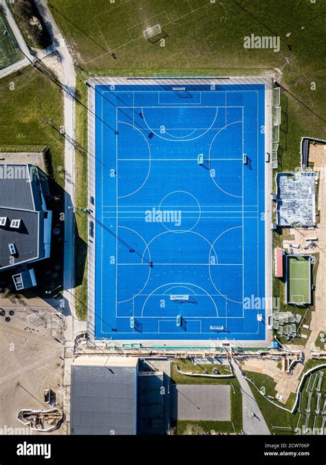 Football pitch view aerial hi-res stock photography and images - Alamy