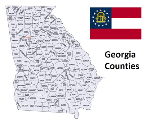 List of All Counties in Georgia – Countryaah.com