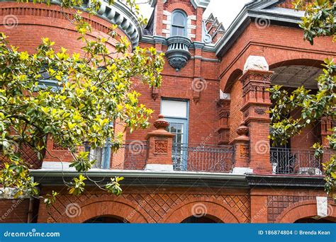 The Beautiful Architecture in Savannah in Georgia USA Editorial Stock Image - Image of ...