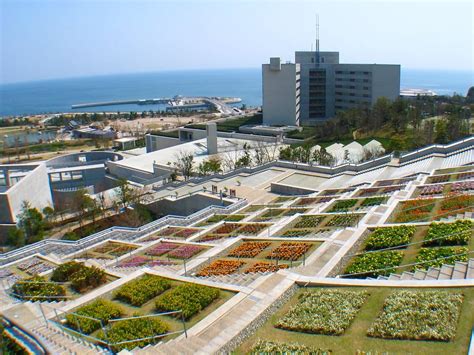 other view of Yumebutai terrace garden, known as Hyakudanen, Awaji Island | Awaji island ...