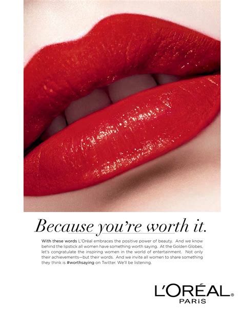 L'ORÉAL PARIS LAUNCHES #WORTHSAYING