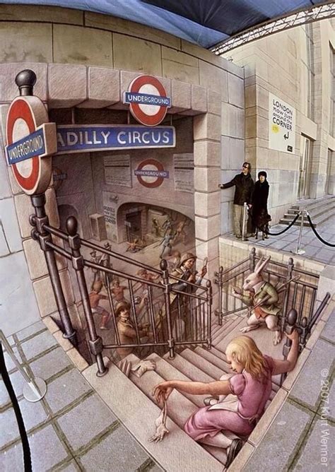 3D-Art London | Pavement art, Street painting, Street art