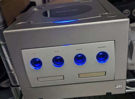 Gamecube Controller Port With New Battery and Leds Installed in Each ...