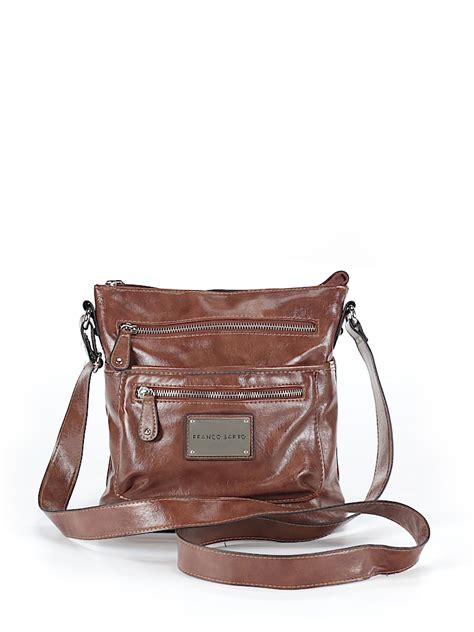 Franco Sarto Solid Brown Crossbody Bag One Size - 60% off | thredUP