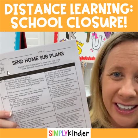 School Closure: Distance Learning Resources - Simply Kinder