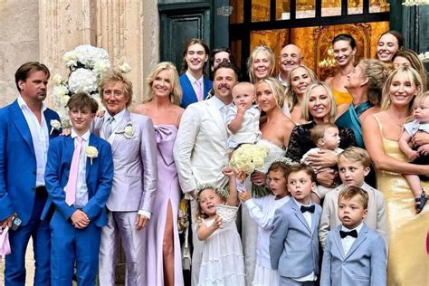 Rod Stewart Reunites with All 8 of His Kids at Son Liam's Wedding — See ...