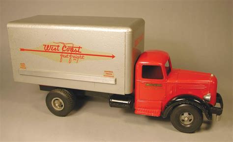 Smith-Miller Toy Truck, original, West Coast Fast Freight Box Van. "C2007". Good original ...