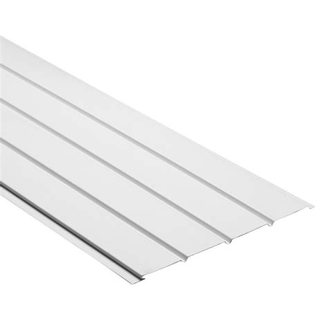 Durabuilt 16-in x 144-in 140 White Aluminum Solid Soffit at Lowes.com