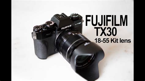 Unboxing FujiFilm XT30 with 18-55mm lens - YouTube