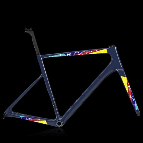 Road Bike Decals Three Color Colorful Decorative Stickers for Frame Front Fork - Cycle Decal