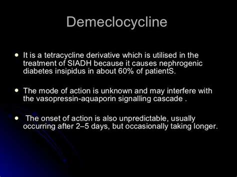 Demeclocycline – Tetracycline Antibiotic - Antibacterial drugs ...