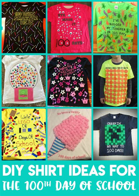 30+ Easy 100 Days of School Shirt Ideas - Happiness is Homemade