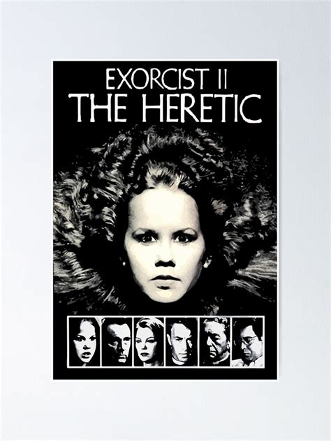 "Exorcist II The Heretic Poster" Poster for Sale by jonsharon | Redbubble